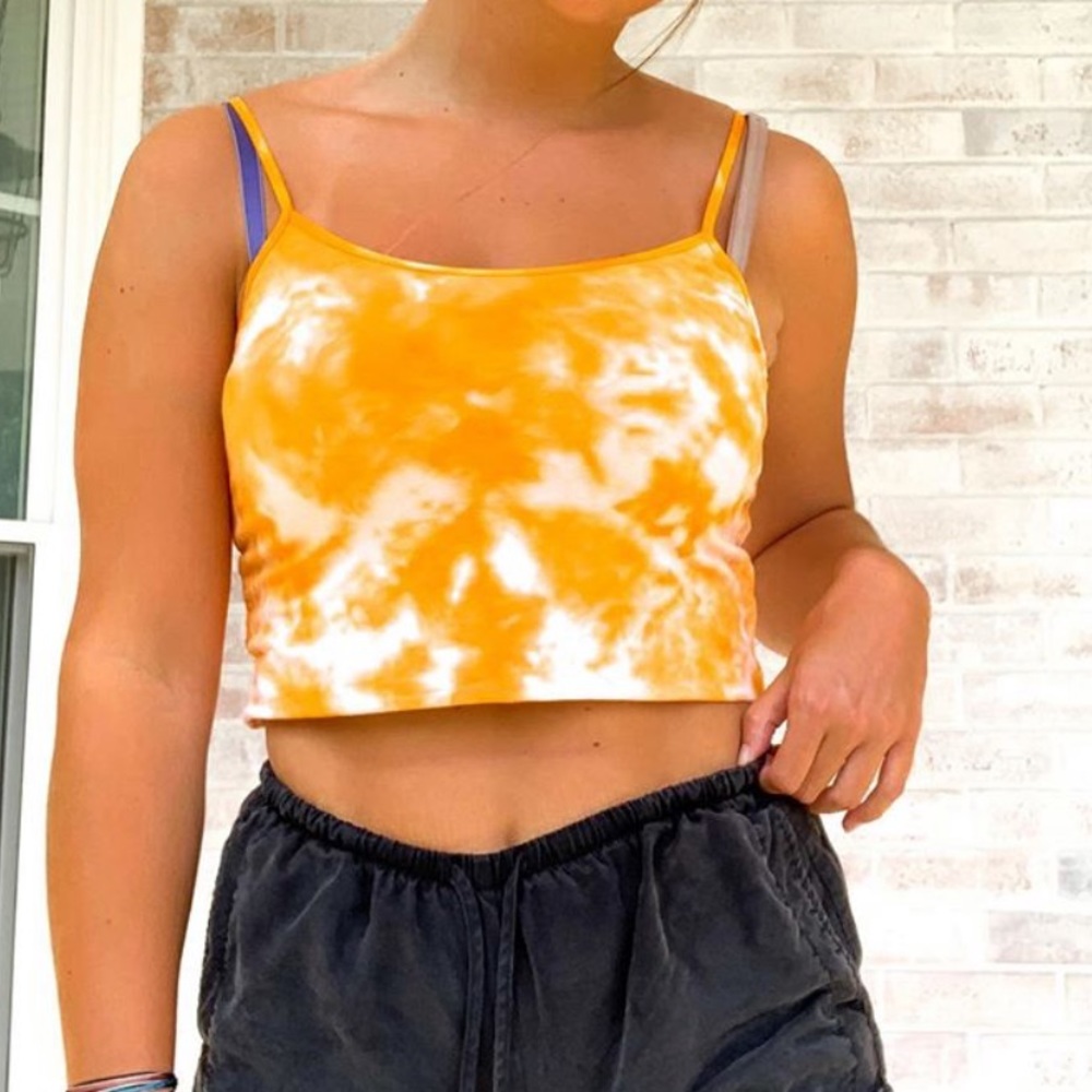 Tie Dye cropped tank
